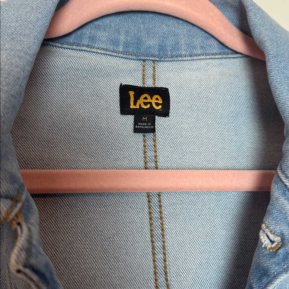Lee Women's Light Blue Denim Chore Jacket - Picture 7 of 9